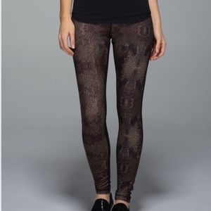 Lululemon Bronze Mosaic Leggings